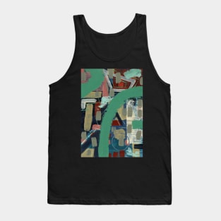 Art Acrylic artwork abstract Sage Tank Top